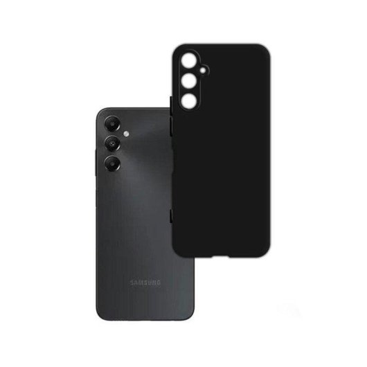 Funda para móvil 3MK Matt Case silicona negra mate para Samsung Galaxy A05s
