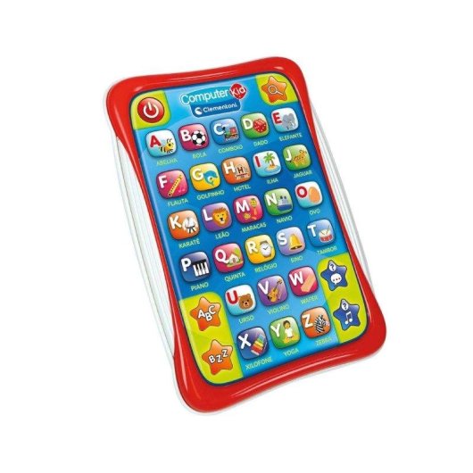 Tablet Alfabeto Computer Kid Clementoni 30 puntos contacto 5 modos juego