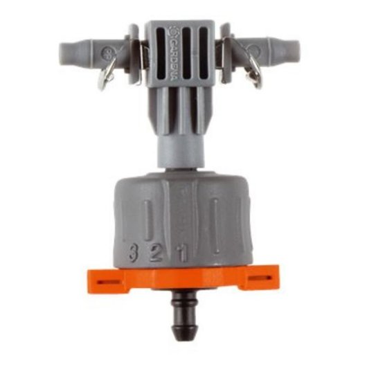 Difusor de Riego por Goteo Gardena Micro-Drip Caudal Ajustable 1-8 L/h 5 Unidades