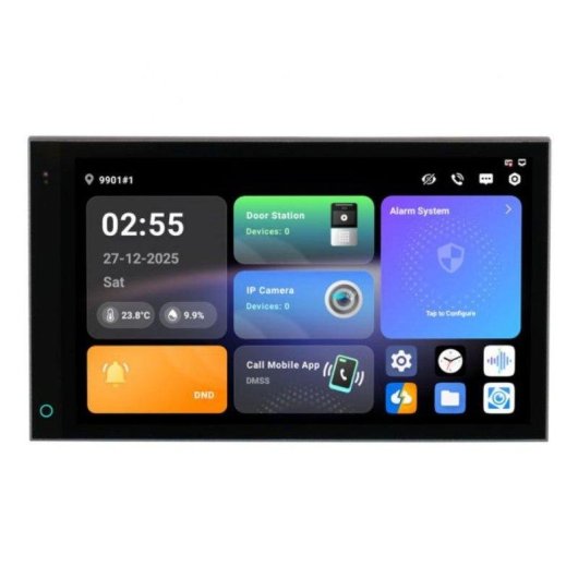 Panel de control IP WiFi Dahua DHI-SCP3022A-B 7" 2 hilos