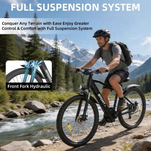 Bicicletta elettrica Toofly T8 250W 48V 10Ah 7 velocità 26 pollici