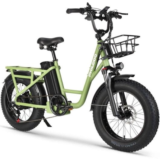 Bicicleta Eléctrica Philodo T1 Batería 48V 20Ah 7 Velocidades Neumático 20"