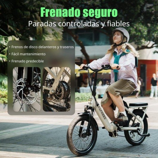 Bicicleta Eléctrica Plegable Fafrees F20 Flex Motor 250W 36V 25Ah 20"