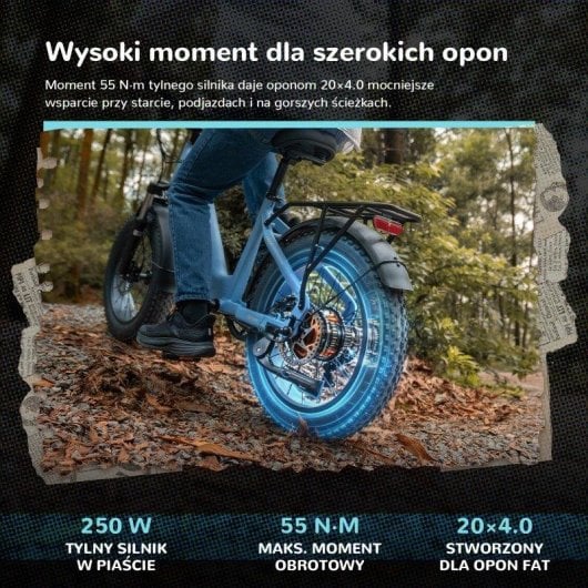 Bicicleta Eléctrica Fafrees F20 Rover 250 W 48 V 15 Ah Neumáticos 20"