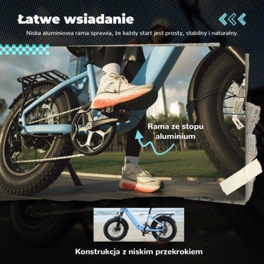 Bicicleta Eléctrica Fafrees F20 Rover 250 W 48 V 15 Ah Neumáticos 20"