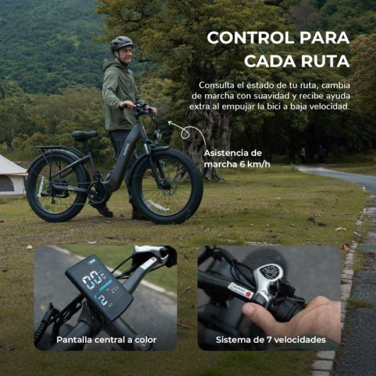 Bicicleta eletrica Fafrees F26 Rover 250W 48V 20Ah 7 velocidades
