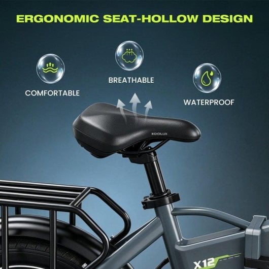 Bicicleta Eléctrica Koolux X12 Motor 500 W Batería 48 V 13 Ah Neumáticos 20"