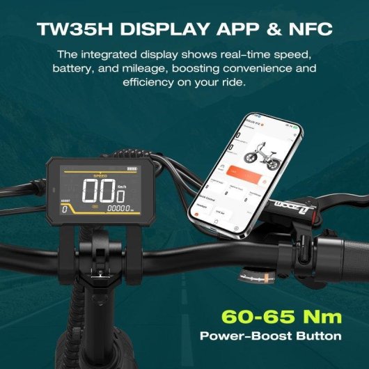 Bicicleta Eléctrica Koolux X12 Motor 500 W Batería 48 V 13 Ah Neumáticos 20"