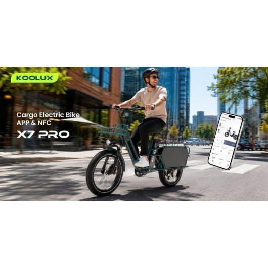 Bicicletta elettrica Koolux X7 Pro 750W 48V 25Ah 20 pollici