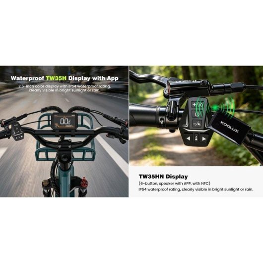 Bicicletta elettrica Koolux X7 Pro 750W 48V 25Ah 20 pollici