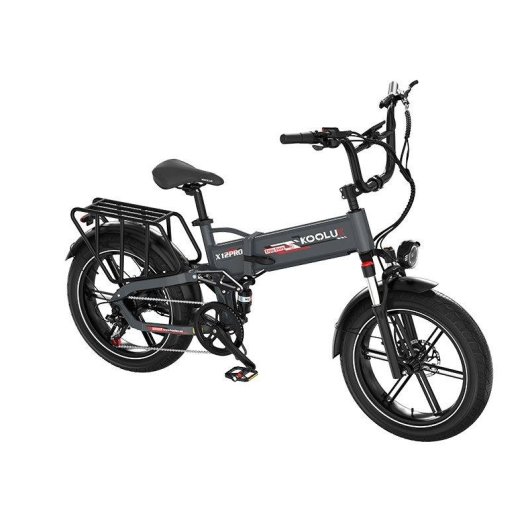Bicicleta Eléctrica Koolux X12 Pro Motor 750 W Batería 48 V 15 Ah Neumáticos 20"