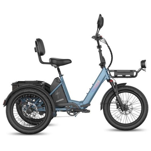 Triciclo Eléctrico Fafrees F20 Mate II Motor 250 W Batería 48 V 25 Ah Neumáticos 20"