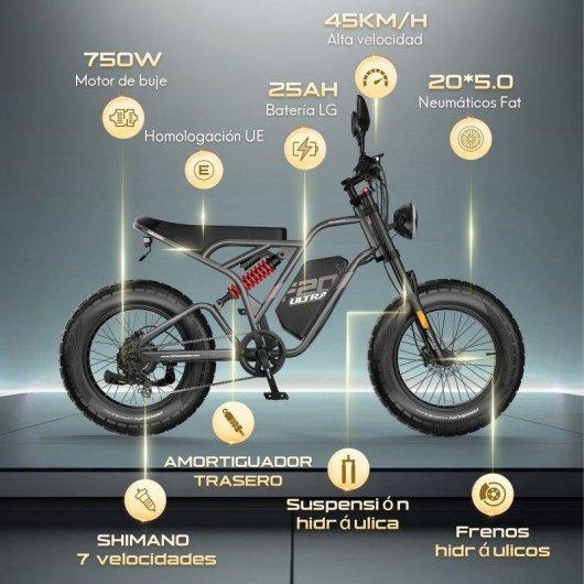 Bicicleta Eletrica FAFREES F20 Ultra 48V 25Ah 45 km/h