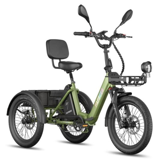 Triciclo Eléctrico Fafrees F20 Mate II 250 W 48 V 25 Ah 20" Verde