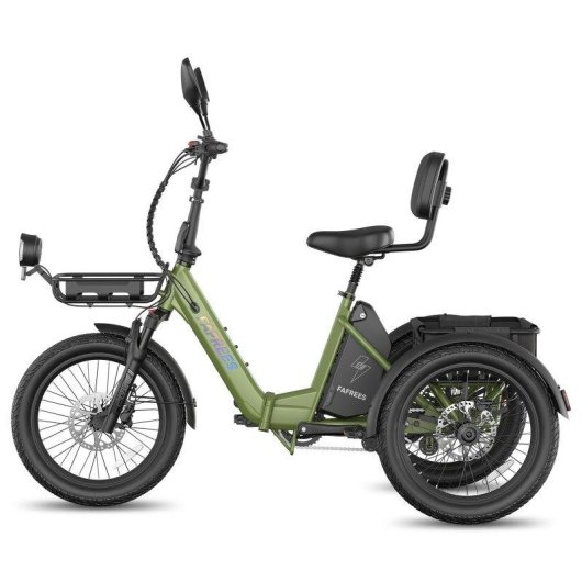 Triciclo Eléctrico Fafrees F20 Mate II 250 W 48 V 25 Ah 20" Verde