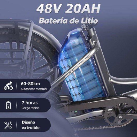 Bicicletta elettrica FAFREES F20 Mate 250W 48V 20Ah