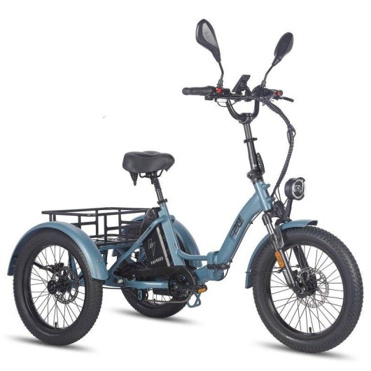 Triciclo Eléctrico Fafrees F20 Mate Motor 500W Batería 48V 21Ah 20" Freno Hidráulico