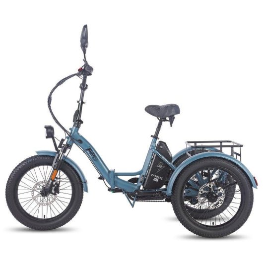 Triciclo Eléctrico Fafrees F20 Mate Motor 500W Batería 48V 21Ah 20" Freno Hidráulico