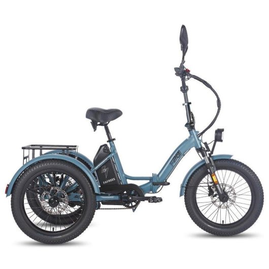 Triciclo Eléctrico Fafrees F20 Mate Motor 500W Batería 48V 21Ah 20" Freno Hidráulico