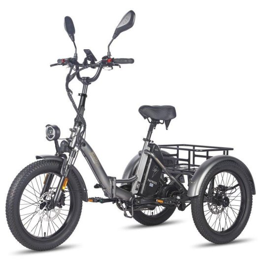 Triciclo Eléctrico Fafrees F20 Mate Motor 500 W Batería 48 V 21 Ah Neumáticos 20"