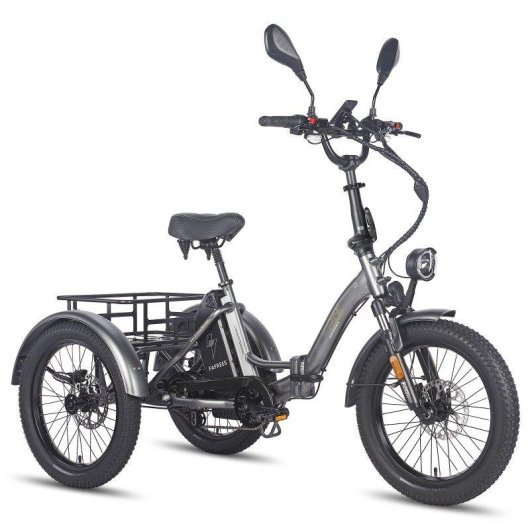 Triciclo Eléctrico Fafrees F20 Mate Motor 500 W Batería 48 V 21 Ah Neumáticos 20"