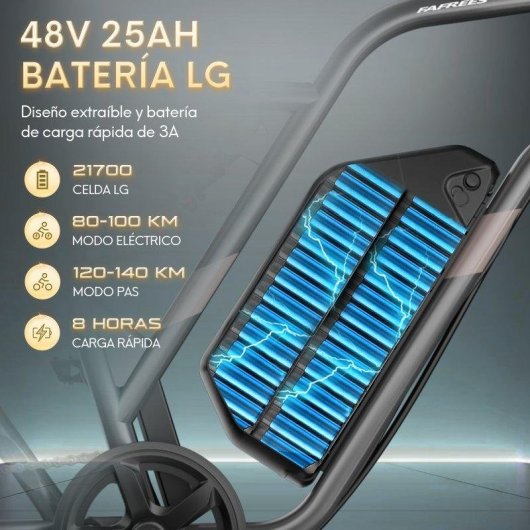 Bicicletta elettrica FAFREES F20 Ultra 750W 48V 25Ah