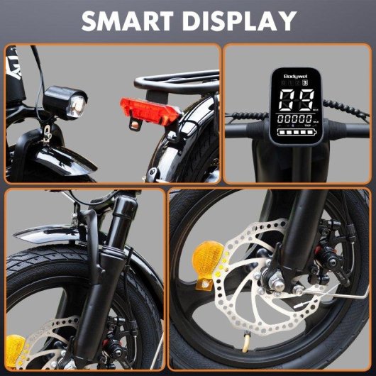 Bici Elettrica Bodywel T16PRO 36V 10,4Ah Autonomia 20-45km 14 pollici