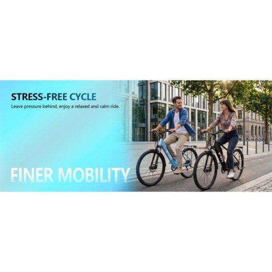 Bicicleta Eléctrica Finer Mobility M1 250 W 36 V 13 Ah Shimano 7 Velocidades 27,5"