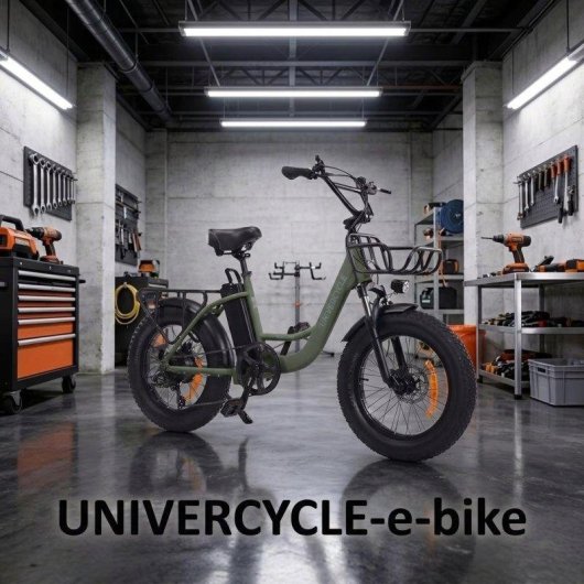 Elektrofahrrad Univercycle B5 48V 13Ah 7 Gänge 20 Zoll Grün