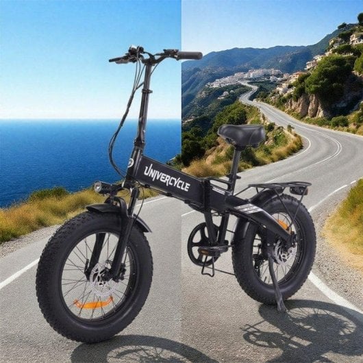 Bicicleta eletrica Univercycle B1 dobravel 48V 13Ah Shimano 7 velocidades
