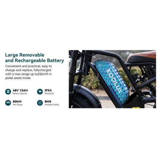 Velo electrique Koolux X9 mini 500W 48V 13Ah