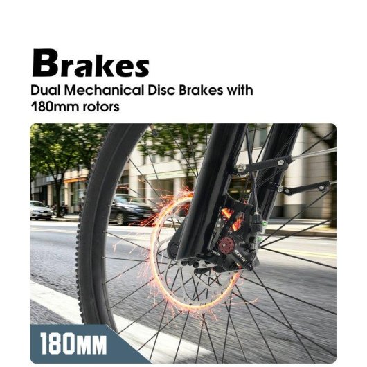 Bicicleta Eléctrica Cysum M-RAX Motor 350 W Batería 48 V 13 Ah 27,5"