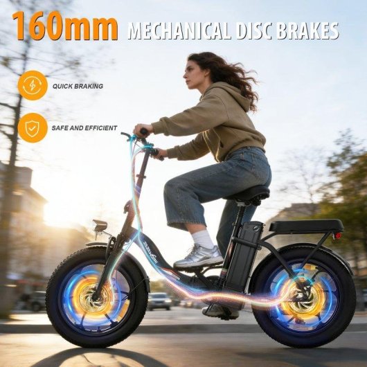 Bicicleta Eléctrica Zazawork C16 48V 16Ah 250W Shimano 7 velocidades