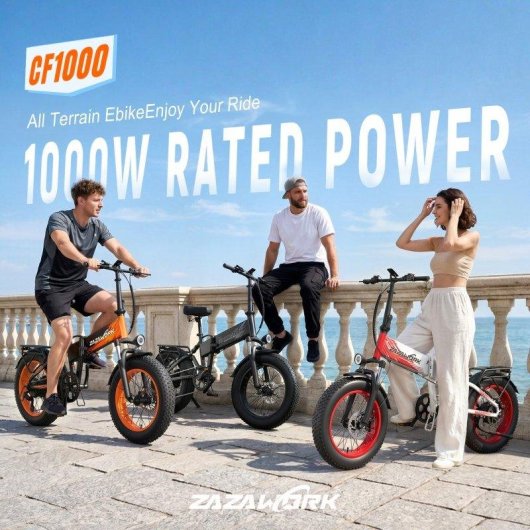 Elektrofahrrad Zazawork CF1000 1000W 48V 20Ah Faltbar 20 Zoll