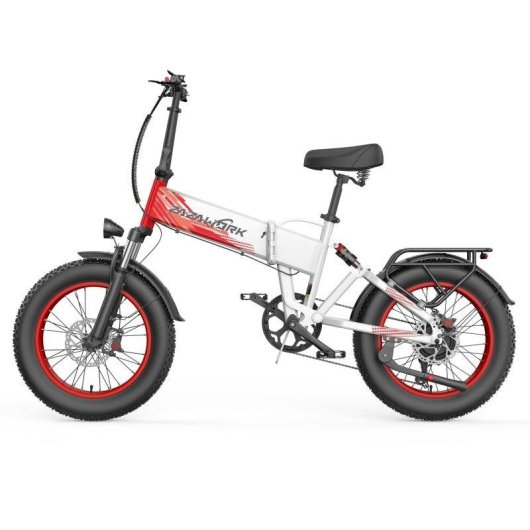 Klapp-E-Bike Zazawork CF1000 1000 W 48 V 20 Ah weiß