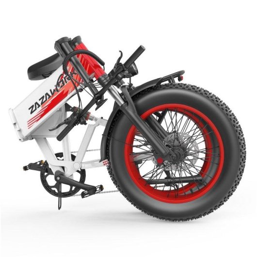 Klapp-E-Bike Zazawork CF1000 1000 W 48 V 20 Ah weiß