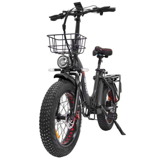 E-Bike DRVETION CT20 faltbar 48 V 20 Ah, Frontkorb, schwarz