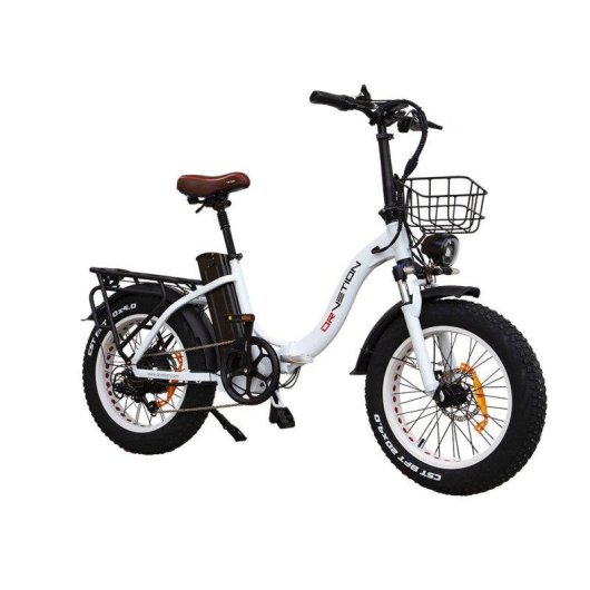 Faltbare E-Bike CT20 DRVETION mit Frontkorb und 48V Batterie