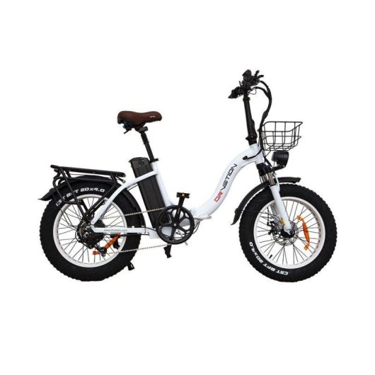 Faltbare E-Bike CT20 DRVETION mit Frontkorb und 48V Batterie