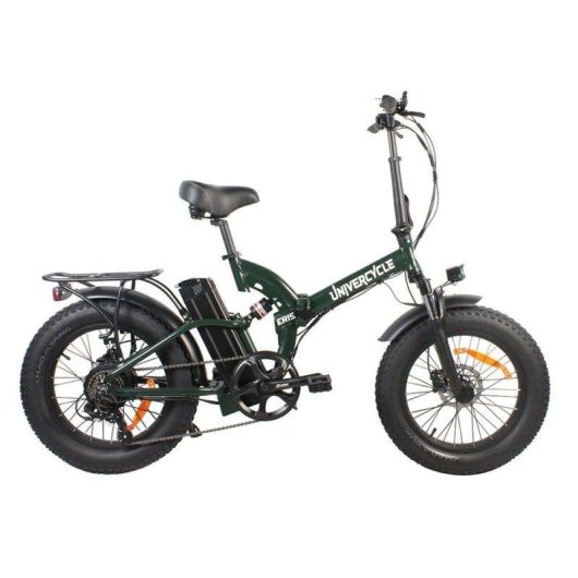 Bicicleta elétrica Univercycle B4 Eris dobrável 48 V 13 Ah verde