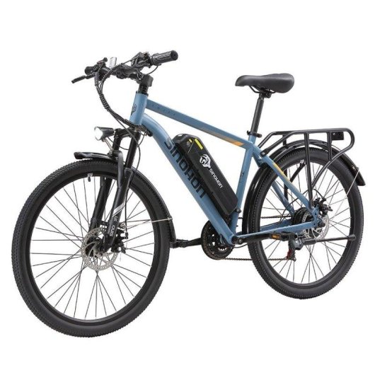 Bicicleta Eléctrica Sinohon EM200 Motor 500 W Batería 48 V 12,5 Ah Azul