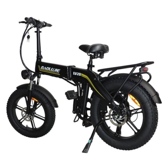 Bicicleta Eléctrica Plegable Baolujie D7 Batería 48V 16 Ah Shimano 7 Velocidades