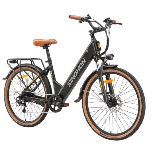 Bicicleta Eléctrica Sinohon EM300 26" Motor 250 W Batería Removible 36 V