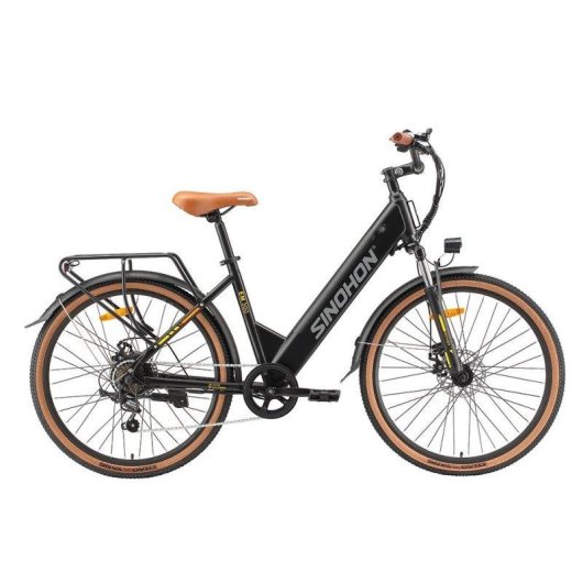 Bicicleta Eléctrica Sinohon EM300 26" Motor 250 W Batería Removible 36 V