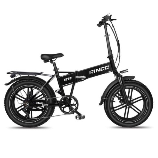 Bici elettrica pieghevole Rincc RN200 nera