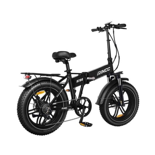 Bici elettrica pieghevole Rincc RN200 nera