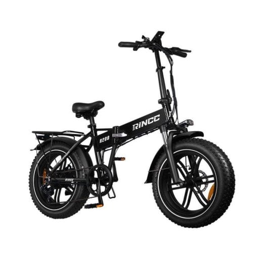 Bici elettrica pieghevole Rincc RN200 nera