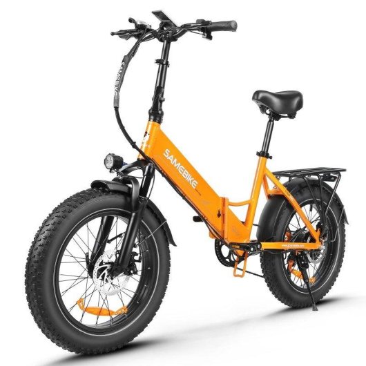E-Bike Samebike LOTDM200-II 20 Zoll faltbar, orange