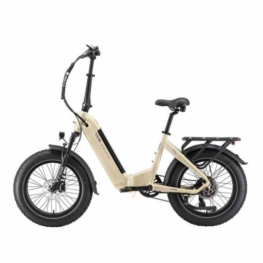 Bicicleta Eléctrica Dobable TTGO F6 Boost 48V 18Ah 70Nm Blanca