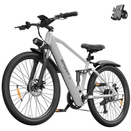 Velo electrique Toofly T8S Shimano 7 vitesses Blanc